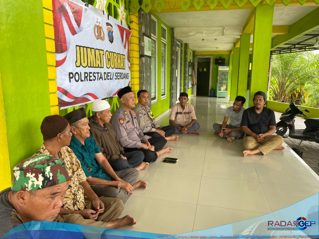 Polresta Deli Serdang Gelar Kegiatan Jumat Curhat, Dengarkan Keluhan Dan Masukan Masyarakat